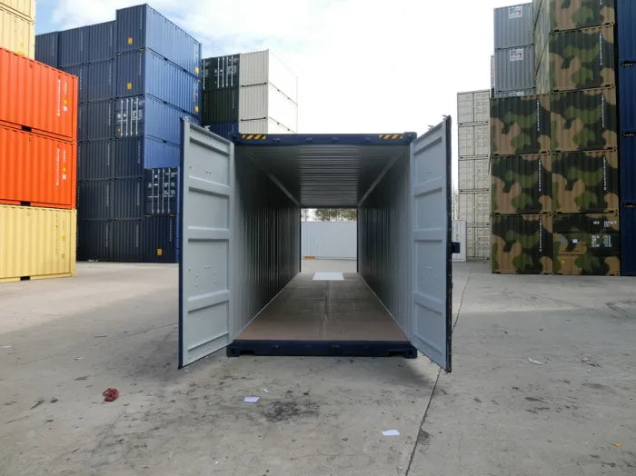 Contentor de 40 pés de altura com porta dupla