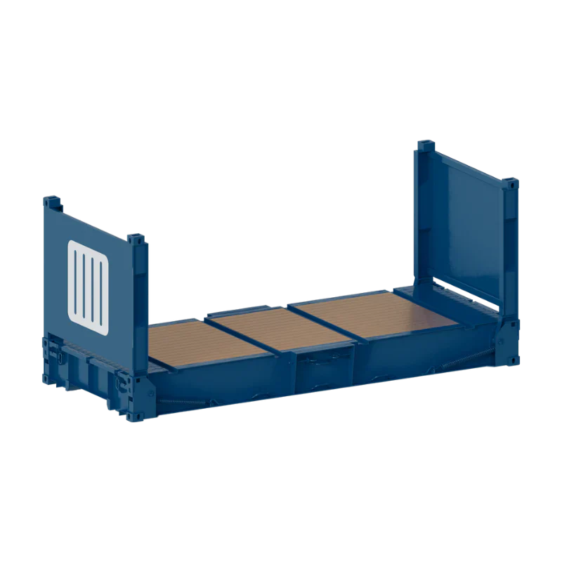 Novo contentor flat rack de 20 pés
