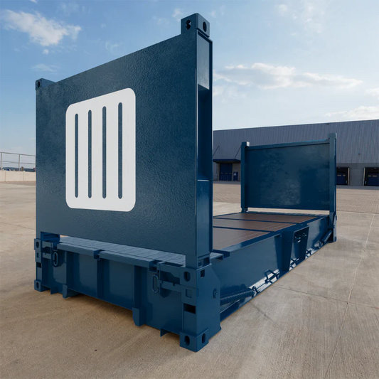 Novo contentor flat rack de 20 pés
