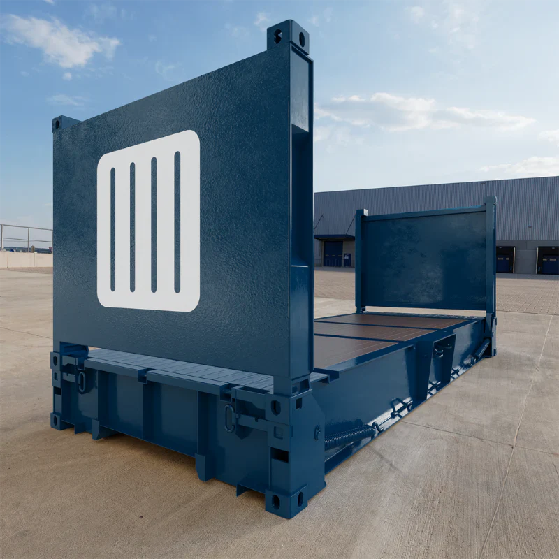 Novo contentor flat rack de 20 pés