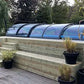 Nova piscina contentor com cobertura premium, 6,2m x 2,5m