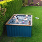 Spa em contentor 3,0m x 3,0m, hidromassagem, novo