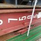 Reboque Flat Rack de 40 pés usado, em bom estado.