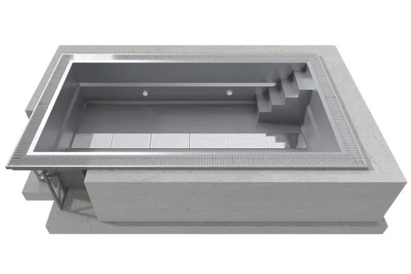 Piscina em aço inoxidável Pool Expert 3x6x1,34 m