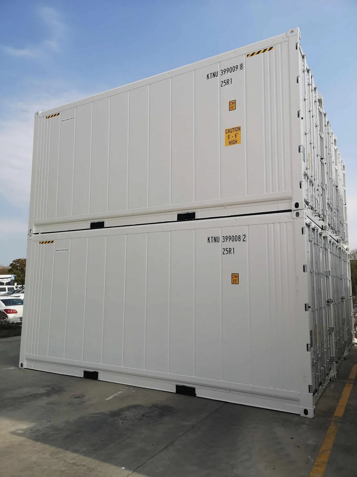 Novo contentor refrigerado high-cube de 20 pés