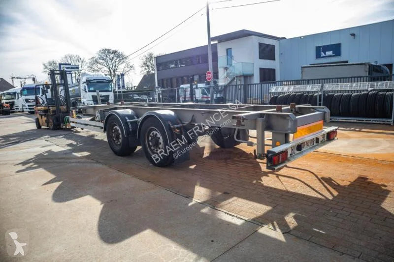 Suporte para contentor de reboque Alcar usado, 2 eixos