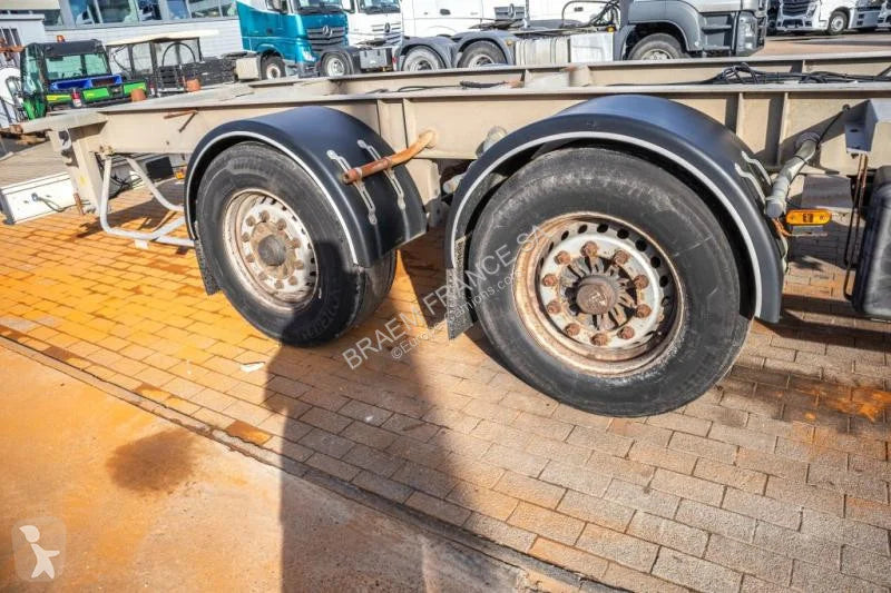 Suporte para contentor de reboque Alcar usado, 2 eixos