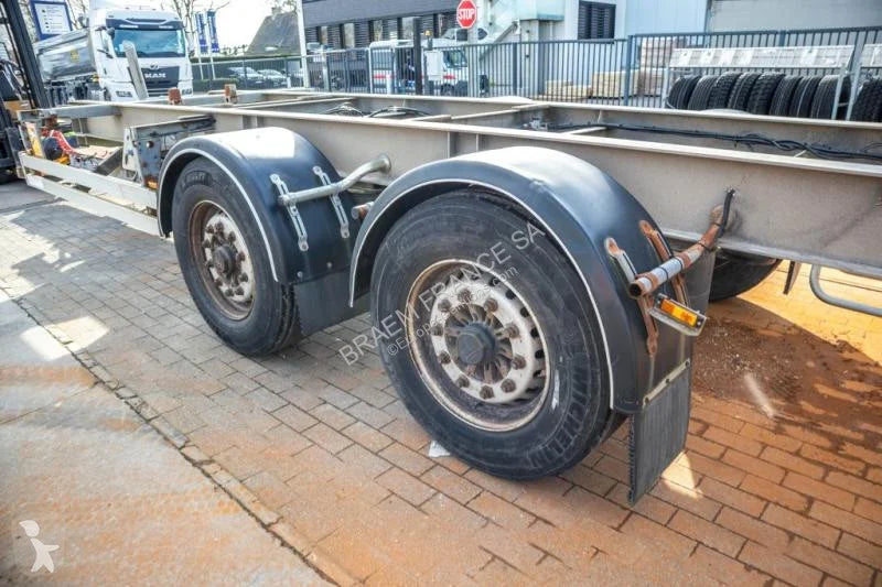 Suporte para contentor de reboque Alcar usado, 2 eixos