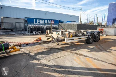 Suporte para contentor de reboque Alcar usado, 2 eixos