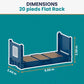 Novo contentor flat rack de 20 pés