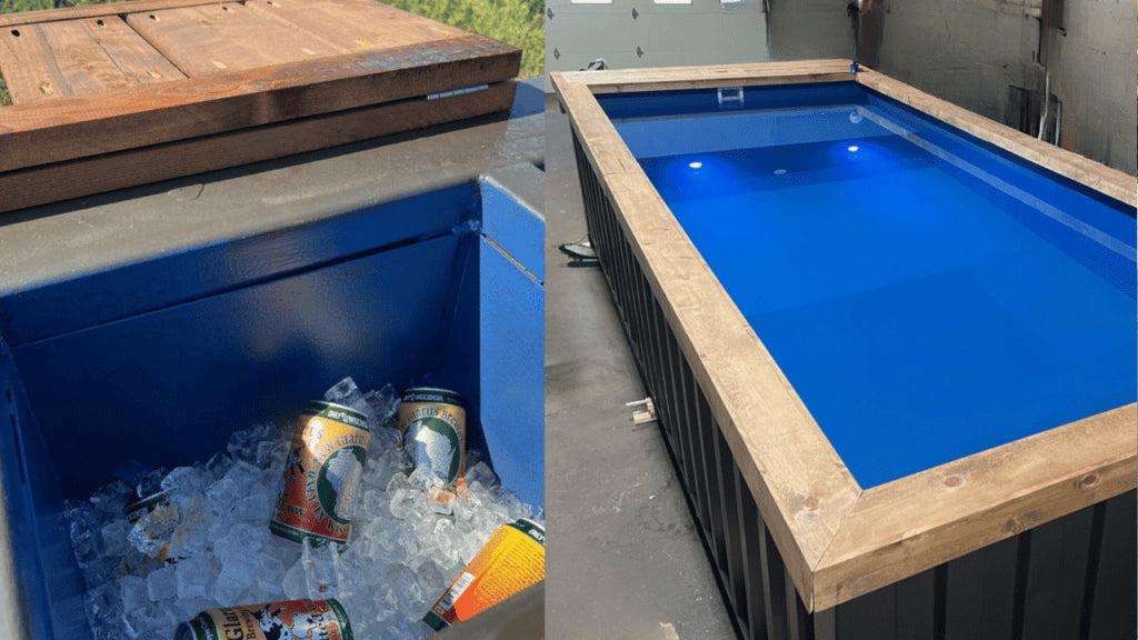 Piscina de contentores de 20 pés