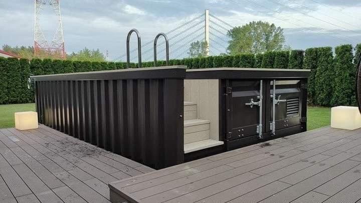 Piscina de contentores de 20 pés
