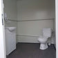 Reboque sanitário com casa de banho dupla 3,50x2m 750kg