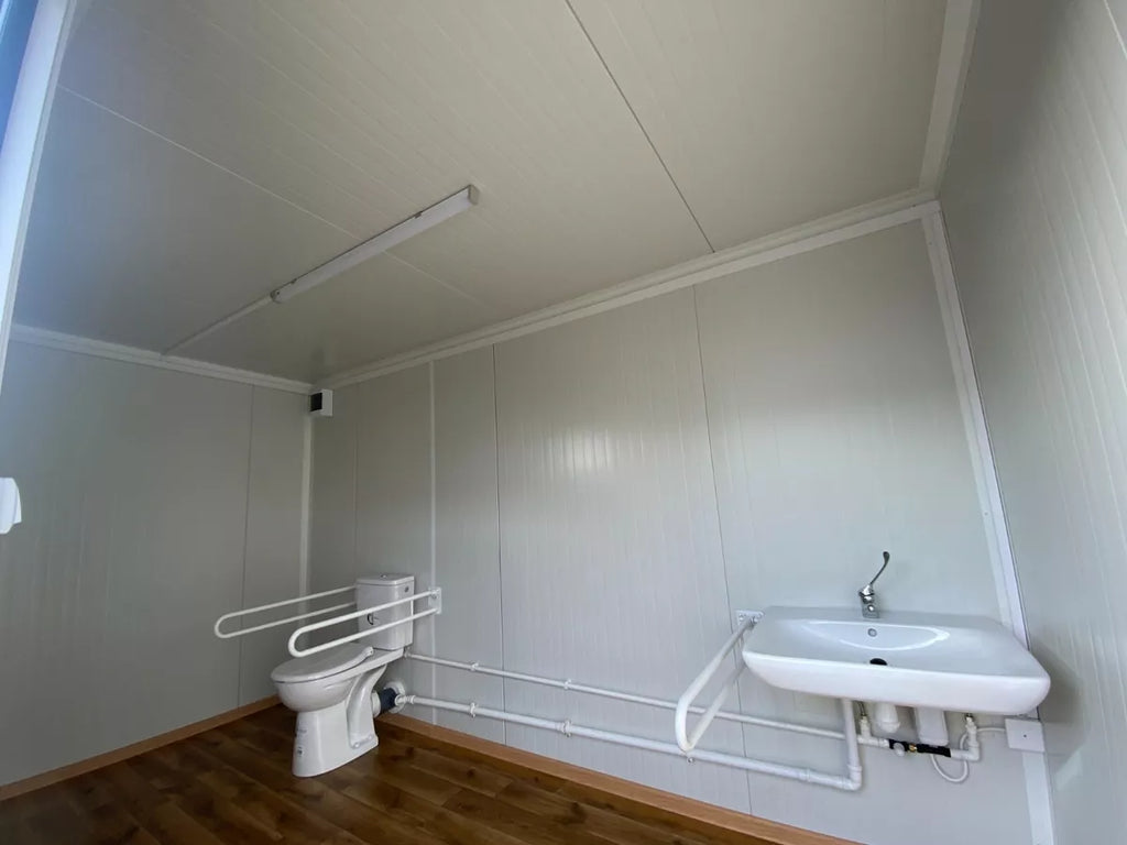 Contentor sanitário para pessoas com deficiência, sanita com rampa (Ref: 3907)