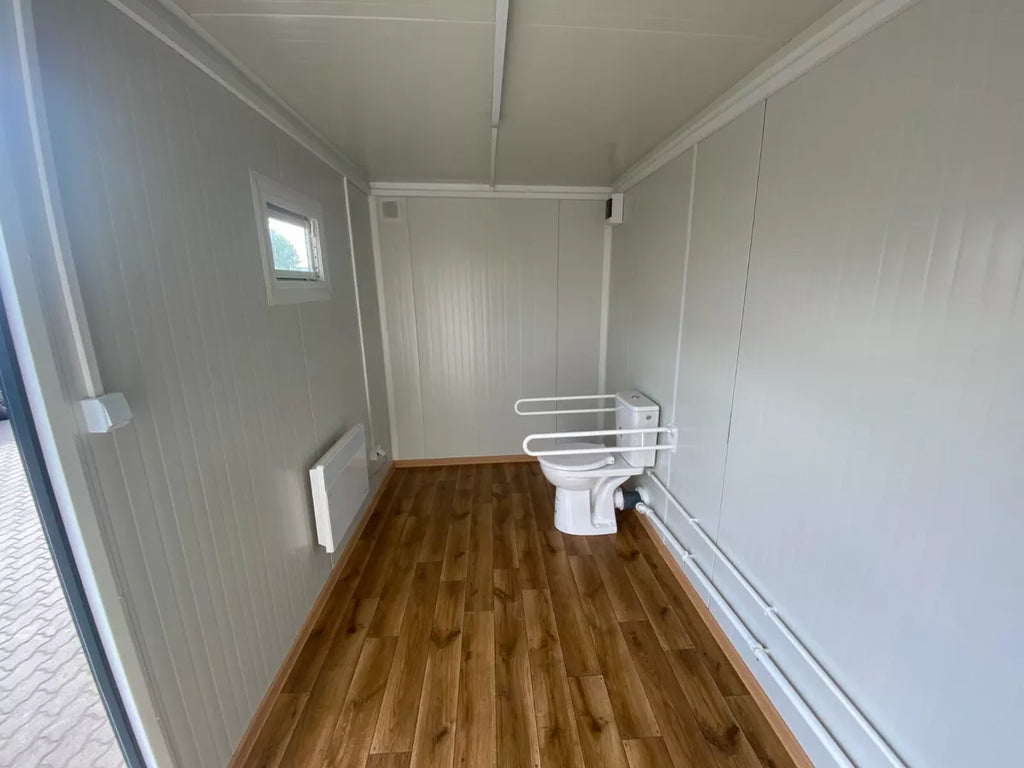 Contentor sanitário para pessoas com deficiência, sanita com rampa (Ref: 3907)