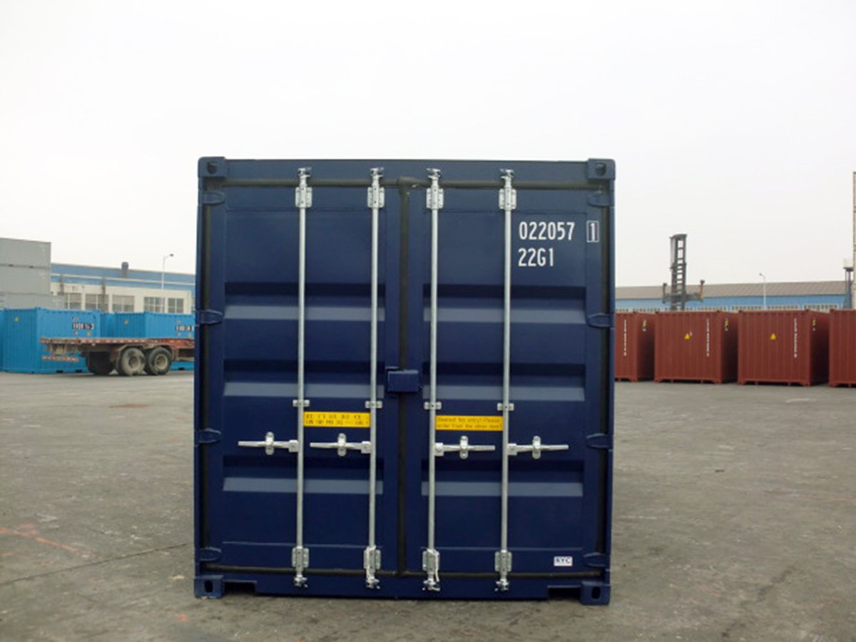 Contentor seco de 6 metros com portas duplas (Ref: 2188)
